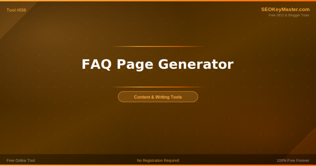 FAQ Page Generator