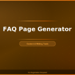 FAQ Page Generator