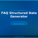 FAQ Structured Data Generator