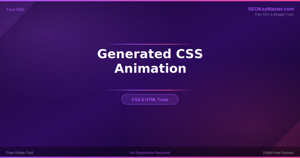 Generated CSS Animation