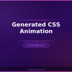 Generated CSS Animation