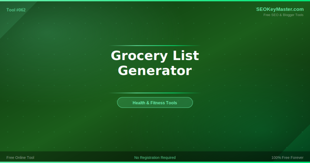 Grocery List Generator