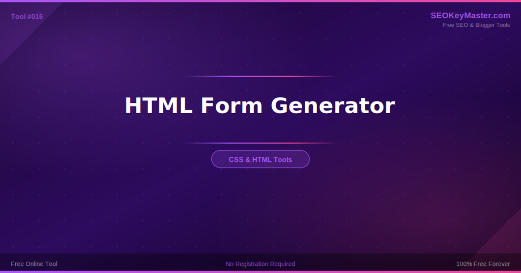 HTML Form Generator