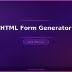 HTML Form Generator