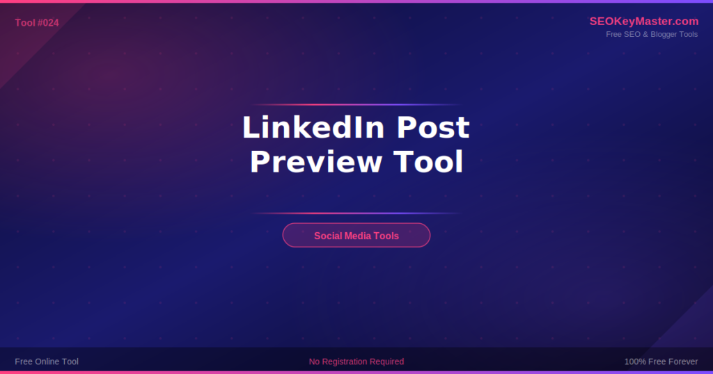 LinkedIn Post Preview Tool