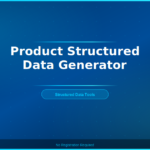 Product Structured Data Generator