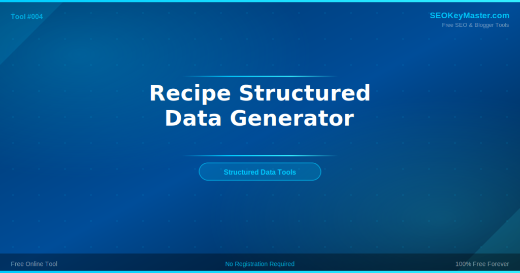 Recipe Structured Data Generator