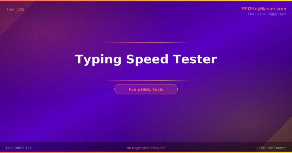 Typing Speed Tester