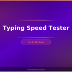 Typing Speed Tester