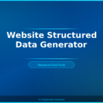 Website Structured Data Generator