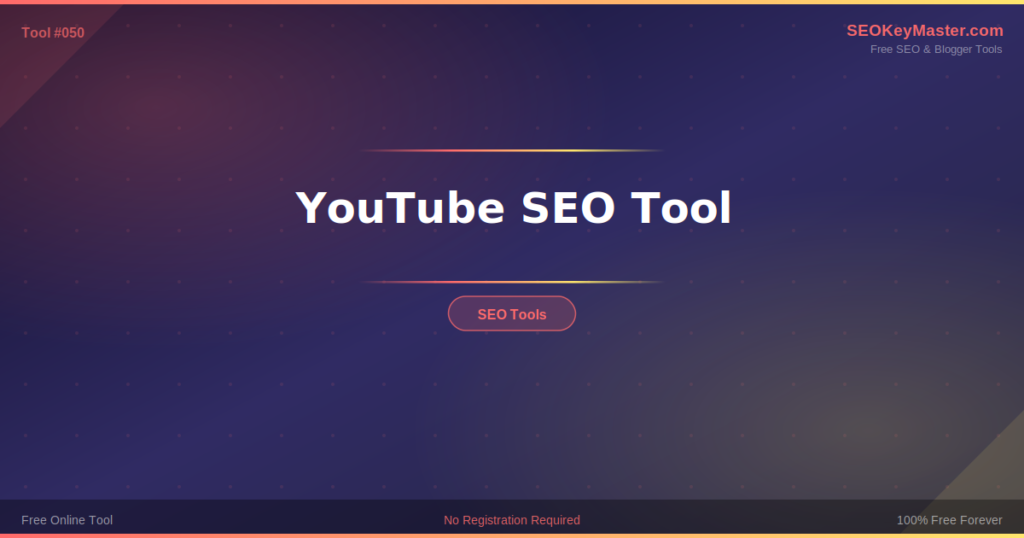 YouTube SEO Tool